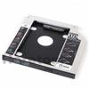 2pcs Universal Aluminum SATA to SATA 12.7mm 2nd HDD SSD Optibay Caddy for Laptop DVD CD-ROM Optical Bay view 2