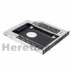2pcs Universal Aluminum SATA to SATA 12.7mm 2nd HDD SSD Optibay Caddy for Laptop DVD CD-ROM Optical Bay view 4