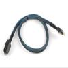 10PCS Mini SAS Slim SAS 4.0 SFF-8654 4i 38pin to SAS SFF8087 Target Hard Disk Raid Cable 50cm view 3