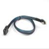 10PCS Mini SAS Slim SAS 4.0 SFF-8654 4i 38pin to SAS SFF8087 Target Hard Disk Raid Cable 50cm view 4