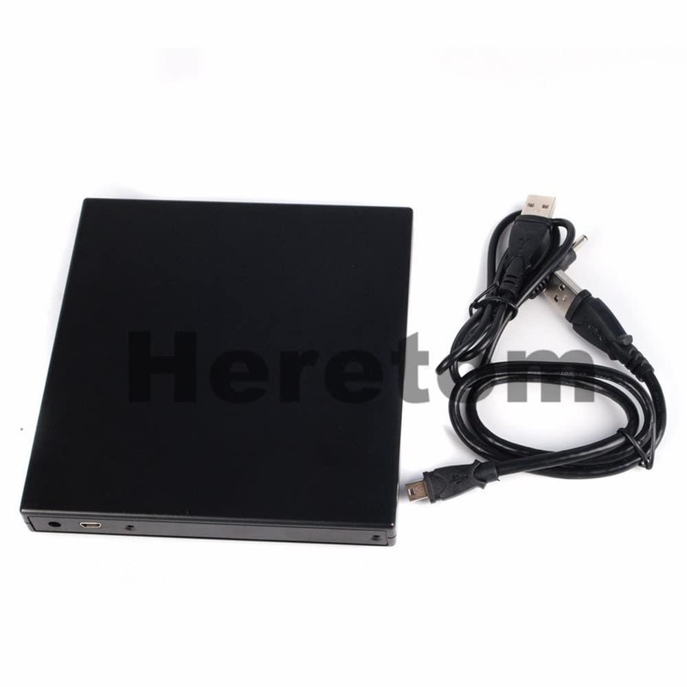 IndustrialField 12.7mm USB 2.0 SATA to SATA External Optical Drive Case DVD/CD-ROM External Enclosure for Laptop Desktop
