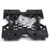 5.25" to 3.5" 2.5" Tray Bracket Mounting Cooling Fan HDD Adapter SSD Hard Drive w/Screws view 2