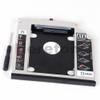 Aluminum 12.7mm SATA to SATA DVD CD-ROM Optibay 2nd HDD SSD Caddy for T420i T520i T430i T530i W700ds Optical Bay view 1