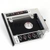 Aluminum 12.7mm SATA to SATA DVD CD-ROM Optibay 2nd HDD SSD Caddy for T420i T520i T430i T530i W700ds Optical Bay view 4