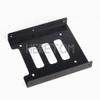 100Pcs 2.5" SSD HDD to 3.5" Metal Mounting Adapter Bracket Dock Hard Drive Holder for PC Hard Drive Enclosure W/Screws view 2