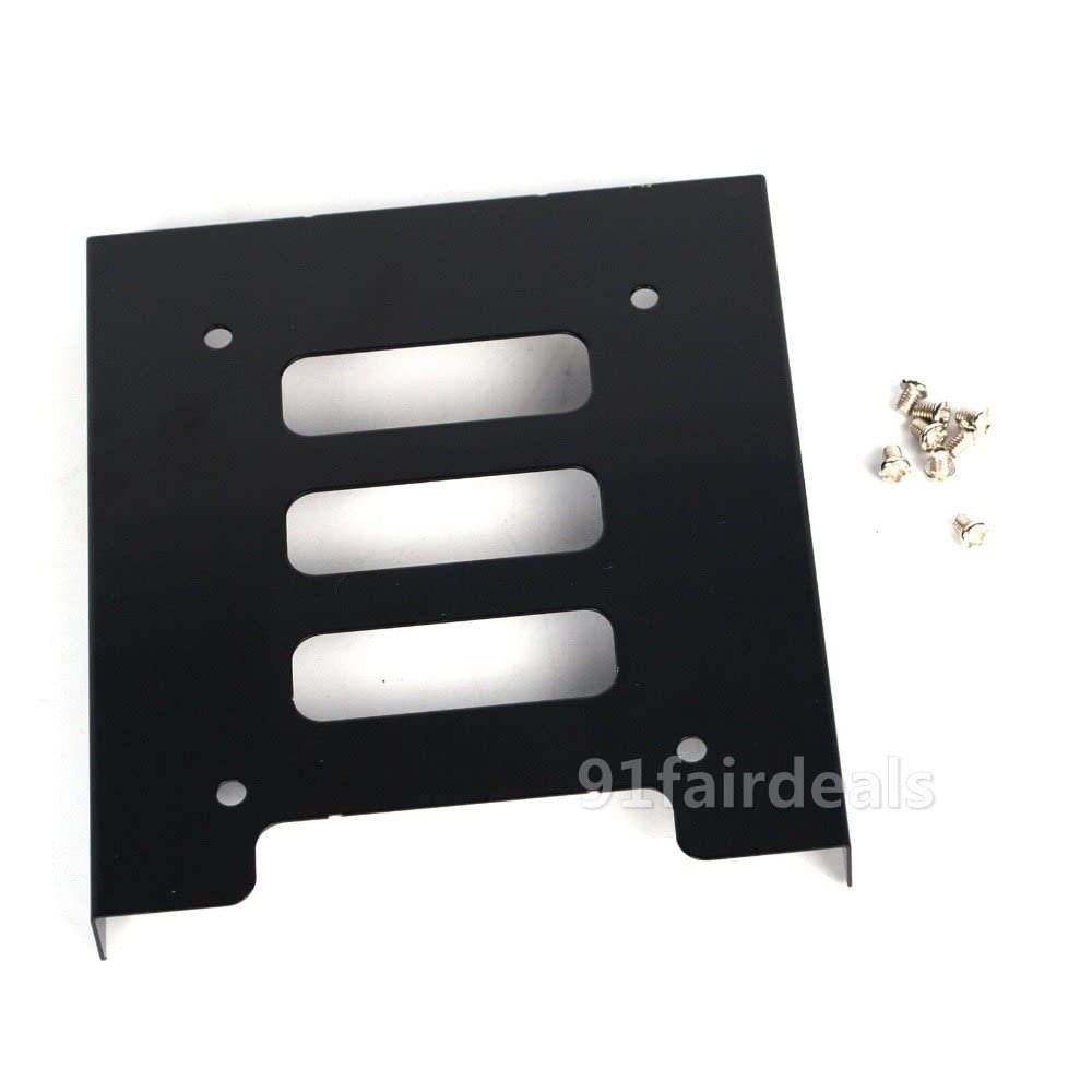 2.5 Inch SSD HDD to 3.5 Inch Metal Mounting Adapter Bracket Dock Hard Drive Holder for PC Hard Drive with Screws