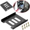 2.5 Inch SSD HDD to 3.5 Inch Metal Mounting Adapter Bracket Dock Hard Drive Holder for PC Hard Drive with Screws view 2