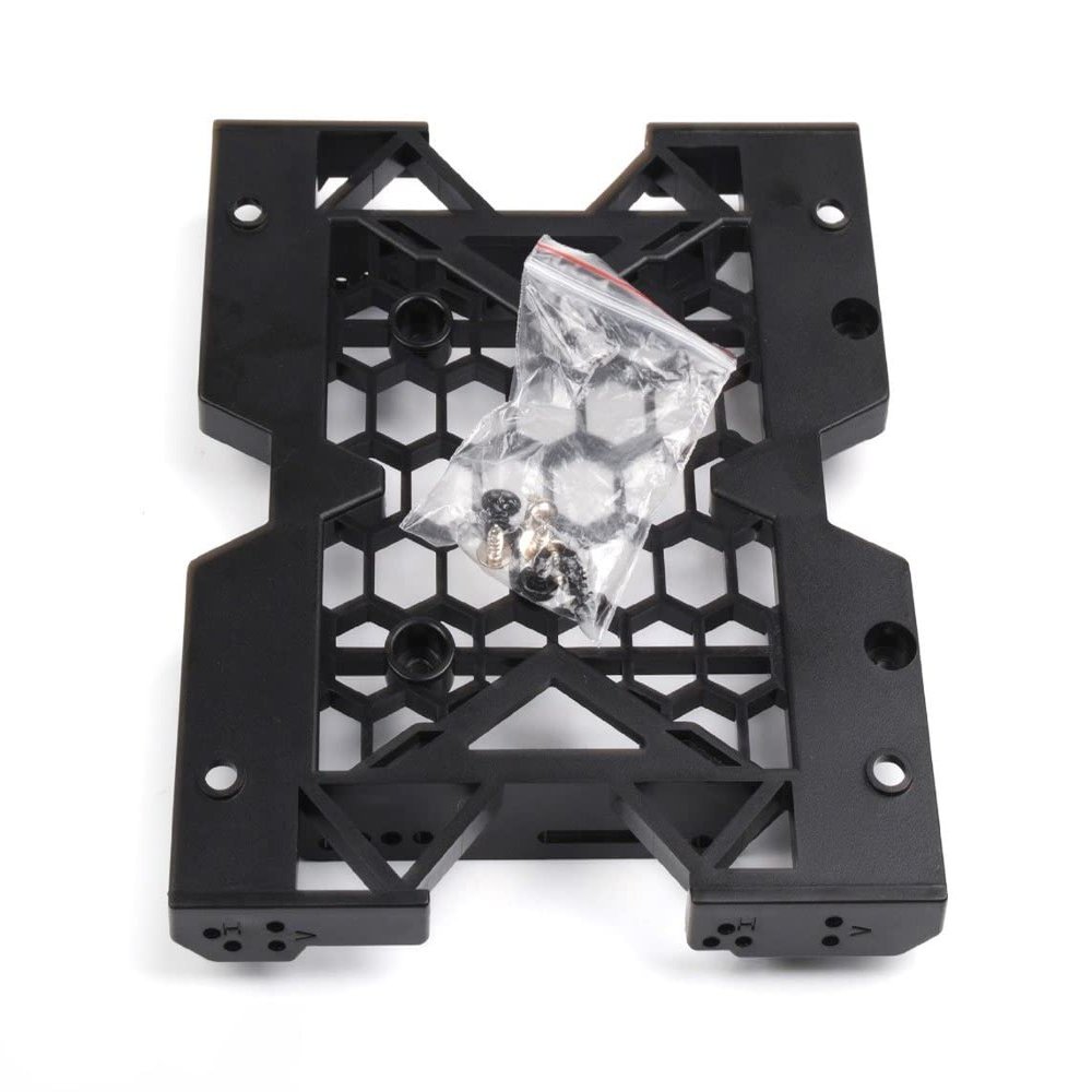 10pcs 5.25" to 3.5" 2.5" Tray Bracket Mounting Cooling Fan HDD Adapter SSD Hard Drive W/Screws