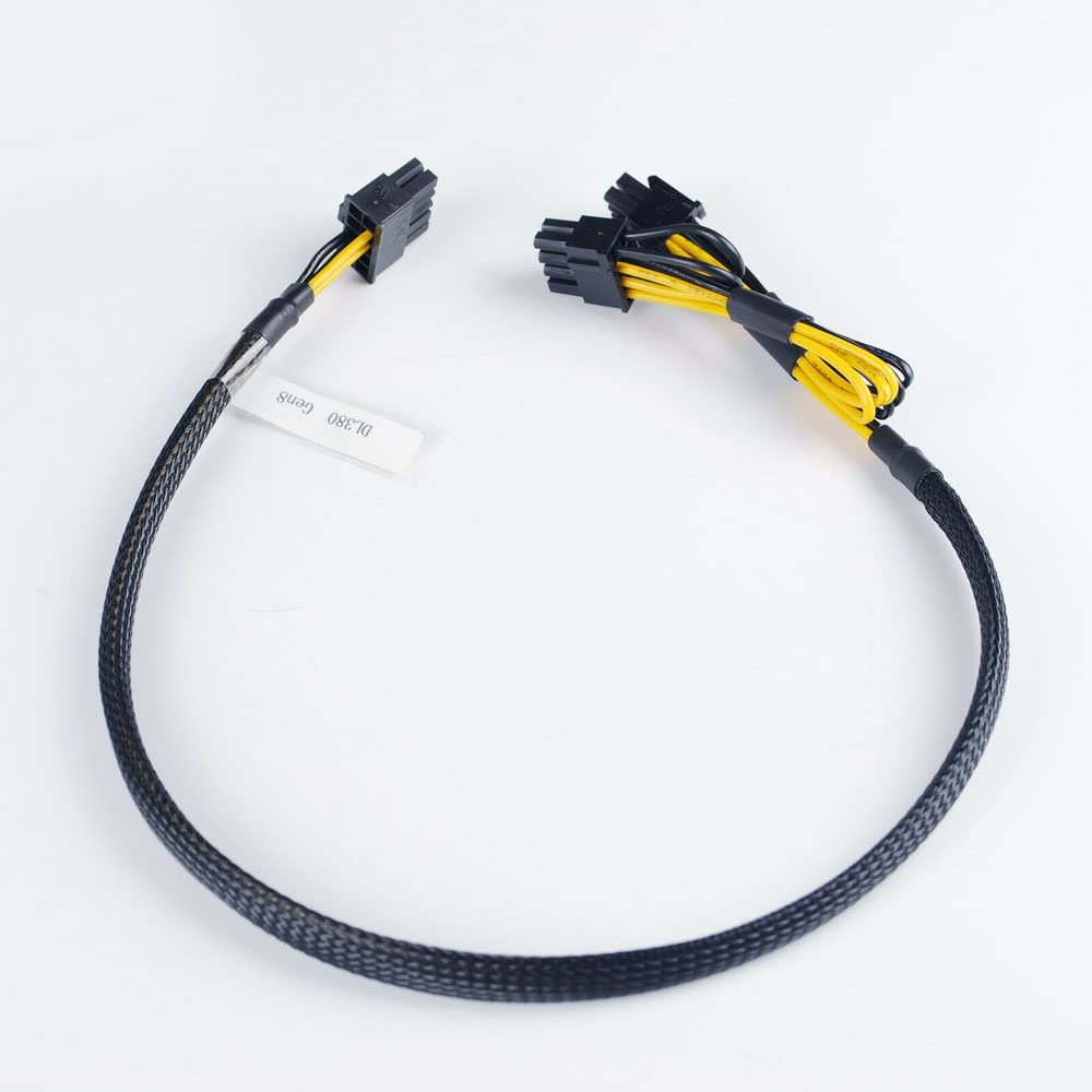 10pin to 6+8pin GPU Video Card Power Adapter Cable for HP DL380 G8 GEN8 GPU Video Card 50CM
