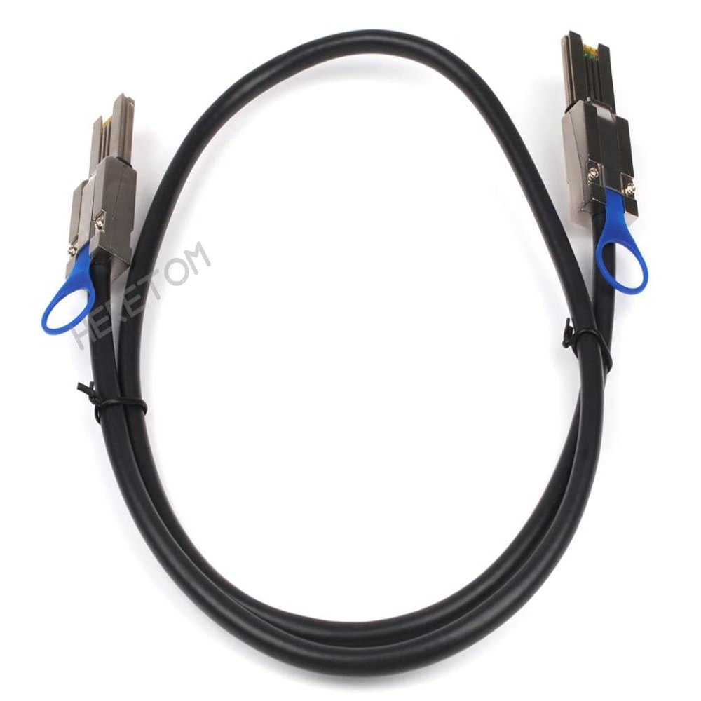100CM External Mini SAS SFF-8088 to Mini-SAS SFF-8088 26PIN Male to 26PIN Male Cable 1M/3FT