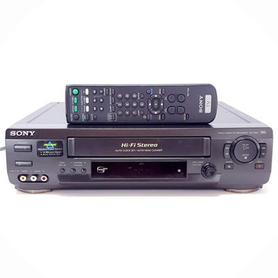 Sony SLV-N60 4-Head Hi-Fi VCR (Renewed)