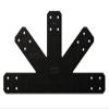 Simpson Strong-Tie APVGP1212 Outdoor Accents Avant Collection 12:12 Pitch, Black Powder-Coated Gable Plate view 1