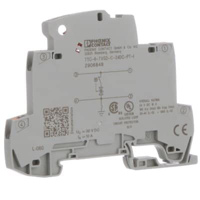 2906848, Surge Protector;DIN Rail;24VDC;TTC-6-TVSD-C-24DC-PT-I