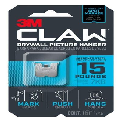 3M Claw PIC Hanger 15LB 1PK