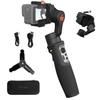 hohem iSteady Pro 4 3-Axis Gimbal Stabilizer for GoPro 13/12/11/10/9 8/7/6/5, for Osmo Action and Other Action Cameras,Support Bluetooth & Cable Control, IPX4 Splash Proof with Tripod view 1