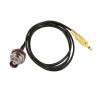 JIANGXIAO Xiaojiang Store RG174 Pigtail Cable BNC Female O- Ring to 3. 5mm Mono 1/8" Male Fit for CCTV Camera Monitor Antenna 15/20/30/ 50cm 1/2/3/5/10m (Color : 20cm) view 1