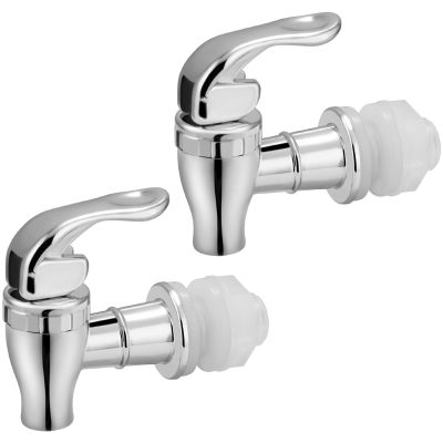 2 Pack Beverage Dispenser Replacement Spout for Drink Dispenser Spigot,Push Style Spigot for Beverage Dispenser Carafe, Water Dispenser Replacement Faucet