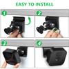 2Pack Vinyl Siding Mount for Blink Outdoor 4 (4th Gen)/(3rd Gen), Blink XT / XT2, Blink Mini, Adjustable Mounting Bracket with Outdoor Vinyl Siding Clips Hooks view 4