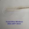 2pcs JGS2 40 * 1.0mm Fused Silica Protection Window Quartz Glass Disk view 2