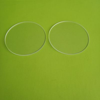 2pcs JGS1 35 * 1.0mm Fused Silica Window Quartz Glass Disk