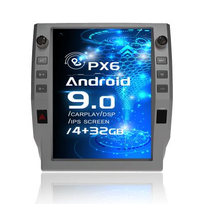 MOOKAKA Android T-Style Vertical Screen Stereo for Toyota Tundra Sequoia Car Radio GPS Navigation Multimedia Player Wireless Carplay Bluetooth (Android 9.0 4GB 64GB)