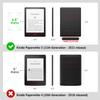 Ayotu Stand Case for Kindle Paperwhite 2021 - with Auto Wake/Sleep, Premium PU Leather Cover with Hand Strap, Only for Kindle Paperwhite 11th Generation 2021 and Signature Edition,The Apricot Flower view 2