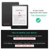 Ayotu Stand Case for 6.8" Kindle Paperwhite 11th Generation 2021 and Kindle Paperwhite Signature Edition, Fabric Cover with Auto Wake/Sleep, Grey view 2