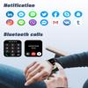 GRV Smart Watch for iOS and Android Phones (Answer/Make Calls), Watches for Men Women IP68 Waterproof Smartwatch Fitness Tracker Watch with Heart Rate/Sleep Monitor Steps Calories Counter (Aqua-Gold) view 2