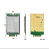 Waveshare SIM7600G-H-M.2 SIMCom Original 4G LTE Cat-4 Module Global Coverage with GNSS Support M.2 B Key Connector LTE-TDD LTE-FDD HSPA+ GSM GPRS Edge view 3
