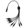 ANLINK DC 1 Female to 8 Male 5.5mm*2.1mm Output Power Splitter Cable, 1 to 8 Way Y Adapter for CCTV Security Cameras, Router, LED Light Strip and More view 1