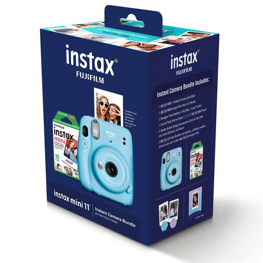 Fujifilm Instax Mini 11 2021 Bundle - Blue