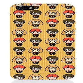 2Bnerd 625252 Hp39 Cover iPhone 5 Harry Potter Protagonists Chibi Matte