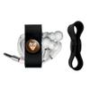 GRAPHICS & MORE Looney Tunes Taz Face Headphone Earbud Cord Wrap - Charging Cable Manager - Wire Organizer Set of 2 - Black view 2