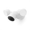 Google Nest Cam with Floodlight - Outdoor Camera - Floodlight Security Camera, White, 1 Count (Pack of 1) view 1