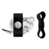 GRAPHICS & MORE Looney Tunes Bugs Face Headphone Earbud Cord Wrap - Charging Cable Manager - Wire Organizer Set of 2 - Black view 2