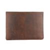 15" Premium Full-Grain Mahogany Leather Laptop Protective Portfolio Sleeve 18BT27MG view 2
