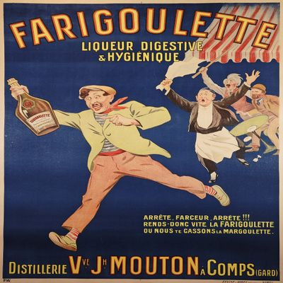 Farigoulette Comps Gard Poster Reproduction Format 50 x 70 cm Luxury Paper 300 g HD Digital File Sale