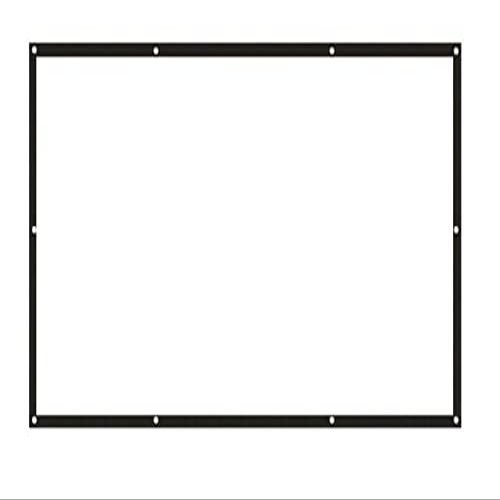 Projector Screen 150-inch 16:9 Dual Front or Rear Projection Outdoor Indoor Portable Ultra Lightweight Foldable Anti-Crease Wrinkle Free 4K Ultra HD 3D Ready Movie Game (LITE150A)