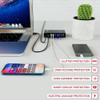 7 Port USB 3.0 Hub - Powered USB Hub Multiple USB Splitter with Built-in 12V/3A/36W Power Adapter - Up to 5Gbps Sync & High-Speed Data Transfer - Mounting Brackets for Phone MB Laptop Tablet PC view 4