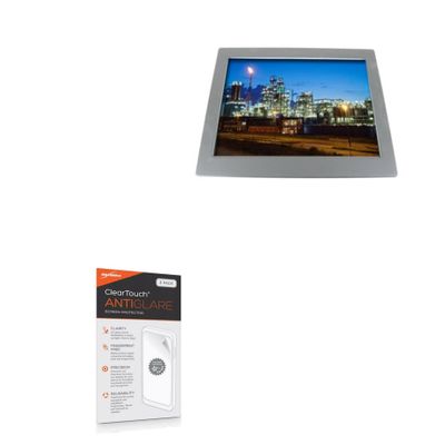 BoxWave Screen Protector Compatible with AbraxSys Corporation PS-185 - ClearTouch Anti-Glare (2-Pack), Anti-Fingerprint Matte Film Skin