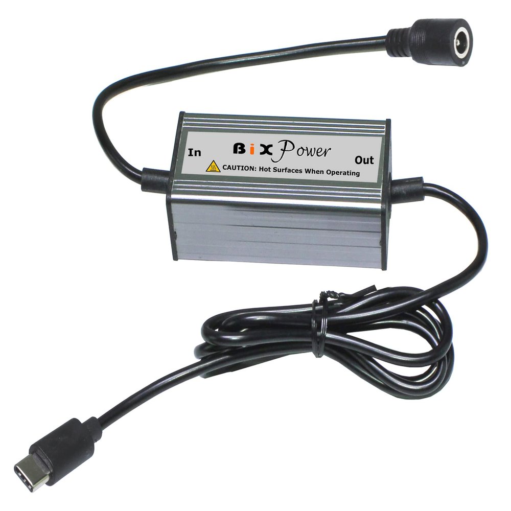 BiXPower USB Type C Power Converter with 5V, 9V, 12V, 15V & 20V Power Delivery - PD100