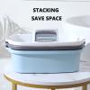 JiatuA Large Cleaning Supplies Caddy Portable Shower Basket Supply Organizer with Handle Plastic Bucket Tool Storage for Bathroom, Bedroom, Kitchen, College Dorm, Garden, Dark Gray view 4