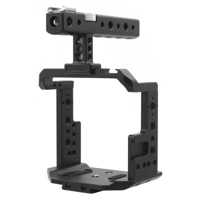 BGNing Aluminum Video Camera Cage Mount Stabilizer Rig with Top Handle Compatible with Z CAM E2 E2-S6 / F6 / F8 4K Cinema Camera Protector