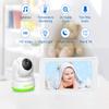 CasaCam VS550 Video Baby Monitor with 5.5" Touchscreen and 1080p FHD Pan&Tilt Camera, Two Way Audio, Lullabies, Nightlight, Automatic Night Vision and Temperature Alert Capability view 2