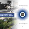 Bluetooth Key Finder Smart Tag Tracker Item Locator with Key Chain 4-Pack, Both iOS and Android Compatible, for Keys, Luggage, Backpacks Black view 4