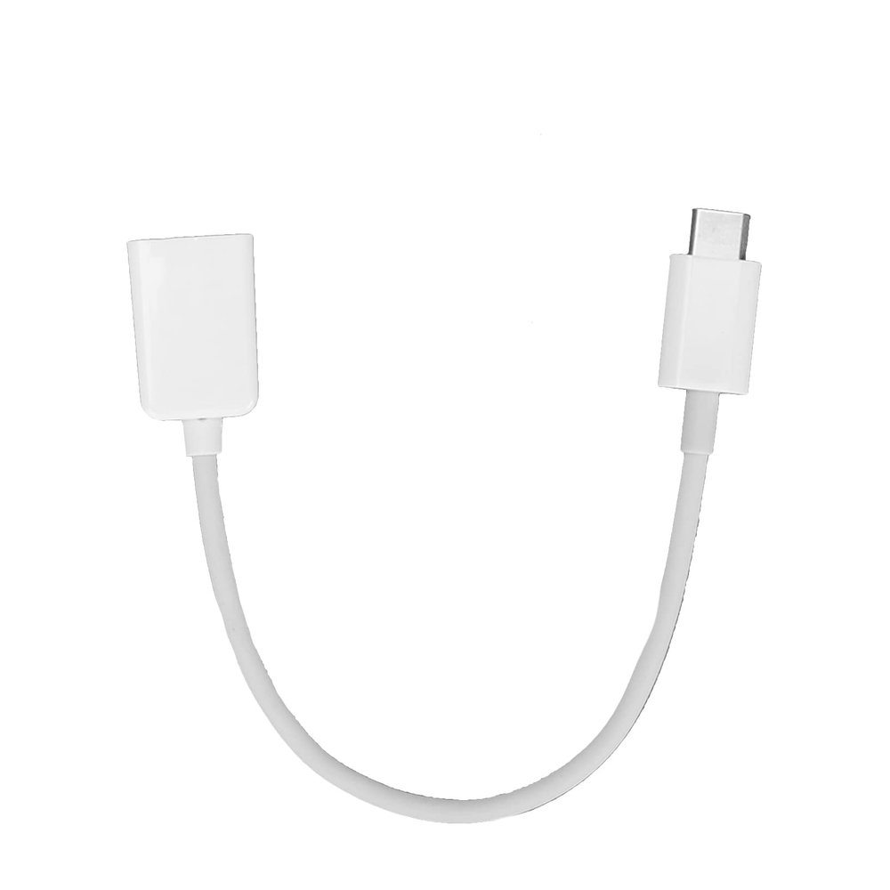 Hilitand TypeC to OTG Adapter,Portable 5 Gbps OTG Cable Converter for Mouse Keyboard USB Devices(White)
