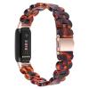AISPORTS Resin Band Compatible for Fitbit Luxe Band for Women Men, Stylish Slim Lightweight Resin Bracelet Stainless Steel Metal Buckle Replacement Band for Fitbit Luxe Fitness and Wellness Tracker view 1