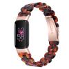 AISPORTS Resin Band Compatible for Fitbit Luxe Band for Women Men, Stylish Slim Lightweight Resin Bracelet Stainless Steel Metal Buckle Replacement Band for Fitbit Luxe Fitness and Wellness Tracker view 2