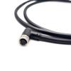 Elecbee M8 Connector A Code Female Right Angle Solder Type Single Ended Cable Molded Cable 1M (8 Pin) view 3