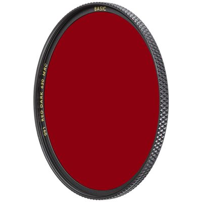 B+W 46mm Basic Black & White (Dark Red) MRC 091M Glass Filter